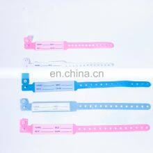 High Quality Colorful Printing Adult or Baby Hospital Use Patient Plastic Disposable ID Band