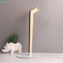 3D Vision LED Wooden Reading Lamp Good Quality Cheap Price for Teenagers on Sale thumbnail-3