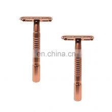 Wholesale Men's Shaving & Hair Removal Products Safety Razor With Chrome Gold Colors thumbnail-3