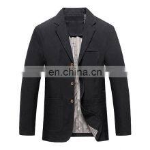 Zheng Wholesale Custom Men's New Casual 100% Cotton High Quality Large Size Small Suit Plus Size Men's Jackets thumbnail-1