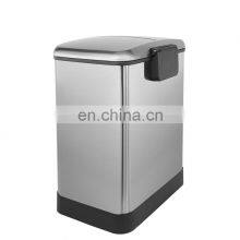 24-литровый контейнер для мусора из нержавеющей стали с мягко закрывающейся крышкой, корпус с принтом, стиль с OEM-логотипом, экологический материал, тип происхождения thumbnail-5