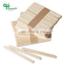 4.5 Inch Customized Multi-purpose Wooden Ice Cream Stick Popsicle Sticks for Ice Cream Tongue thumbnail-1