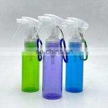 Plastic PET Hook Mini Perfume Atomizer Travel Spray Bottle Keychain thumbnail-4