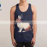 100% Thin Soft Combed Cotton Vintage Casual v Neck Tshirt for Men Wholesale thumbnail-5