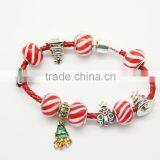 DIY Bead Teen Imitation Leather Bracelet With Egg Beads thumbnail-5