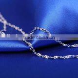 Good Selling Fashion Jewelry Rhodium Plated Cheap Short Chain Necklace thumbnail-5