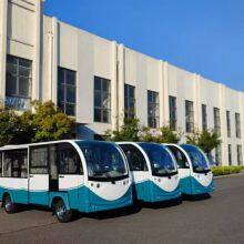 First-hand Source Manufacturers - Campus Shuttle Electric Vehicles - Manufacturers of 14-seater Fully Enclosed Lithium Battery Sightseeing Vehicles With Circular Seats thumbnail-3