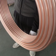 Copper Finned Tube Heat Exchanger Tube Fin Copper Tube for Condenser Evaporator thumbnail-3