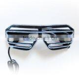 EL Light Wire Flashing Shutter Shades Glasses thumbnail-3