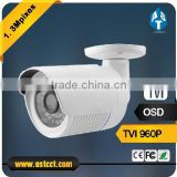 good price 1.3MP HD-TVI 720P video output bullet camera TVI Color IR mental housing Bullet CCTV Camera support IP66