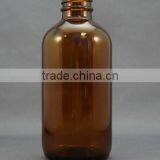 8oz amber glass boston bottle, 240ml amber boston round glass bottle