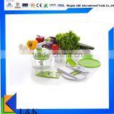 Multi-function Plastic Food Manual Vegetable Chopper /salad Maker /vegetable Slicer Set