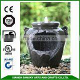 Drawing Crock Water Fountain With LED for Home Decoration thumbnail-1