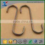 kitchen accessory Metal hook 80mm Stainless Steel S Hooks Kitchen Meat Pan Utensil Clothes Hanger Hanging