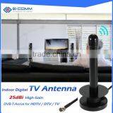 W25 Indoor Digital TV Antenna 25dBi High Gain Full HD 1080p VHF / UHF DVB-T-Aerial F IEC Male Connector for HDTV/DTV /TV F Male thumbnail-3