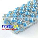 Wholesale Price Heat Transfer Ceramic Stone Mesh Trimming in Colors, Hot Fix Rhinestone Sheets Roll for Bag thumbnail-5