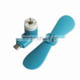 Colorful Fashion Portable Micro USB Mini Fan For micro usb Mobile phone