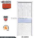 New design white oak and blue color wood doors polish wood suppliers door interior complete wood door