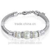 New Women Jewelry 316L Stainless Stee Bracelet Steel Wire And Cable Flex Bangles thumbnail-4