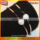 High Quality Fashion Women Charm Gold Plated Pearl Jewelry Bracelets Wholesale