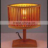 Handmade Craft Art Wood Modern Table Lamp for Bedroom Decor thumbnail-1