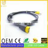 High Speed USB Extension Cable USB 2.0 Data Link Cable For Printer Scanner Desktop Laptop thumbnail-2
