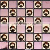 Hot sale glass and ceramic material mosaic tile