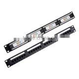Good Price 19 Inch UTP Cat6 Cat5e 24 Port Patch Panel