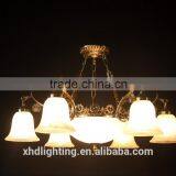 Die-casting Industrial Antique Aluminum Pendant Lamp With Fancy Flower thumbnail-3