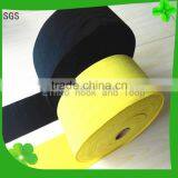 Black or Yellow Brushed Fabric Hook Loop Strap/nylon Loop Fabric
