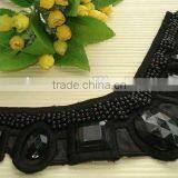 Apparel Beaded Collar Applique, Embroidery Dress Design thumbnail-1