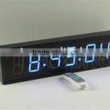 3 Inch 6 Digit Led Wall Mounted Digital Clock