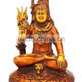 Lord Shiva Sitting on Lion 7"