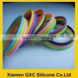 Fashion 3 Layer Color Silicone Rubber Wristband thumbnail-1
