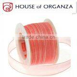 Golden Edge Polyester/Nylon Organza Ribbon thumbnail-1