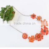 Women Jewelry Wholesale Beautiful Colorful Hawaii Flower Necklace thumbnail-3