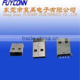 4 Pin mini A Type Male Plug Right Angle PCB Mount USB Header Connector