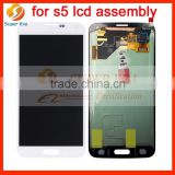 GENUIN original LCD Touch Screen Digitizer Assembly for Samsung Galaxy S5 I9600 White