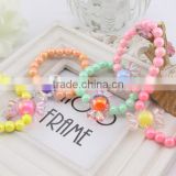 Multi-color candy bracelets plastic crystal pearl jewelry girls wrist decoration                        
                                                Quality Choice