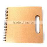 Recycle Spiral Notebook With Note Pad