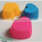 CM-028 Mini Heart Shaped Silicone Cupcake Cup thumbnail-1