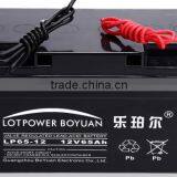 Guangzhou Best Selling 12 volt 65ah Deep Cycle Vrla Battery