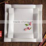 Wholesales Porcelain White Square Plate for Home and Restaurant