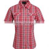 2015 New Design Women Plaid Casual Shirt for Hot Sales thumbnail-1