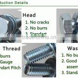 3Cr Blue Zinc Plated Carbon Steel SEMS Machine Screw thumbnail-5