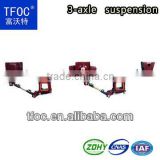 Steel Red 3-axle Mechanical suspension