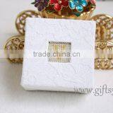 Elegant Personalized Wedding Ring Box for Ceremony With Beaded Name Plate of Y thumbnail-1