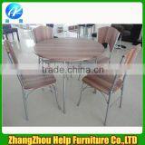Moden Wooden Dining Set With 4chairs