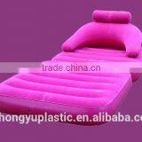 High Class Flocked Inflatable Air Sofa Bed thumbnail-2