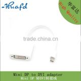 Gold plated connector MINI DP TO DVI CABLE ADAPTER high speeds